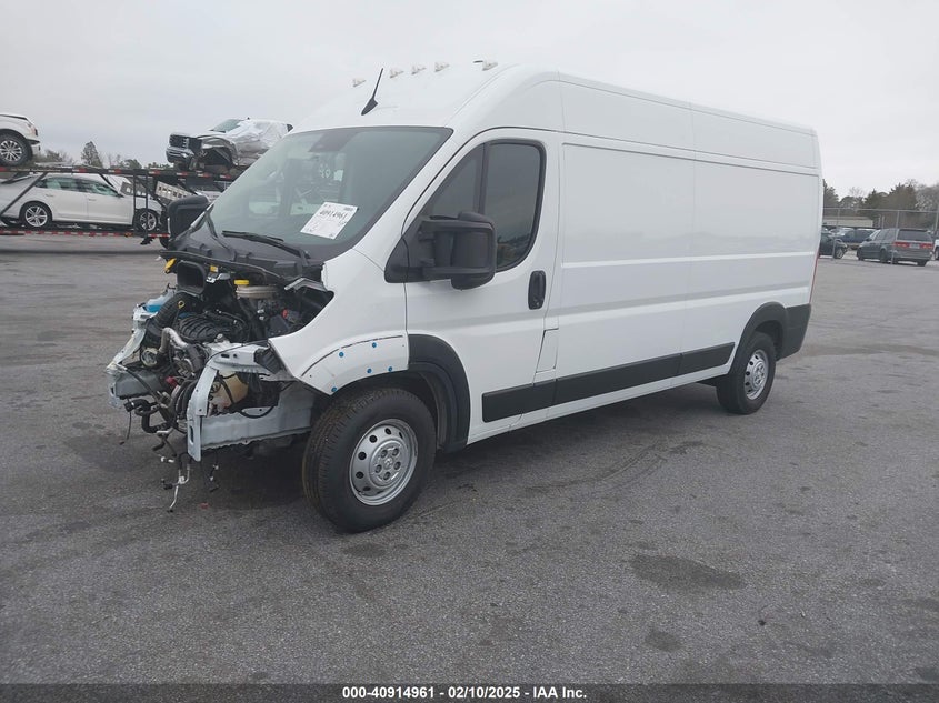 Vin: 3c6lrvdg7pe542390, lot: 41404666, ram promaster 2500 high roof 159 wb 20232