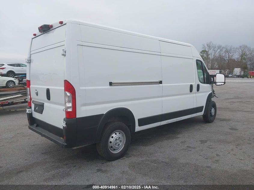 Vin: 3c6lrvdg7pe542390, lot: 41404666, ram promaster 2500 high roof 159 wb 20234