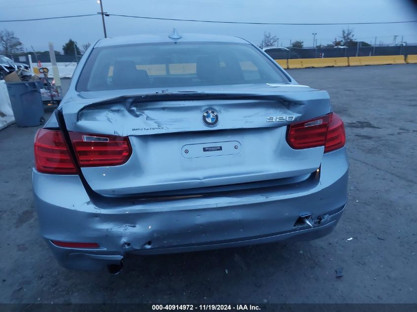 2014 BMW 320I VIN: WBA3B1C54EPV79283 Lot: 40914972