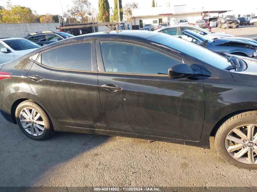 2016 Hyundai Elantra Se VIN: 5NPDH4AE3GH778883 Lot: 40914982