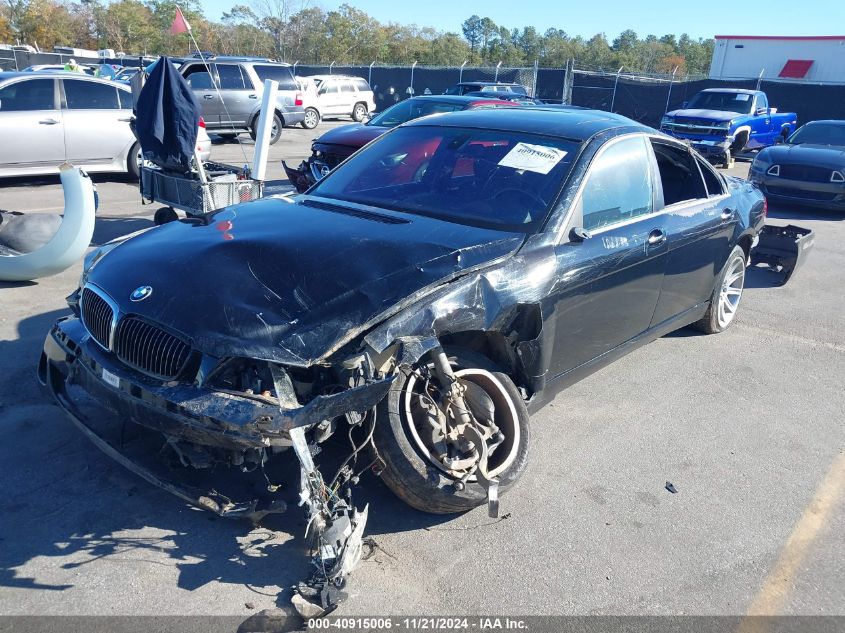 2006 BMW 750Li VIN: WBAHN83526DT32188 Lot: 40915006