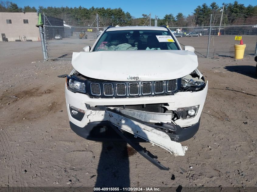 2018 Jeep Compass Latitude Fwd VIN: 3C4NJCBB1JT124219 Lot: 40915055