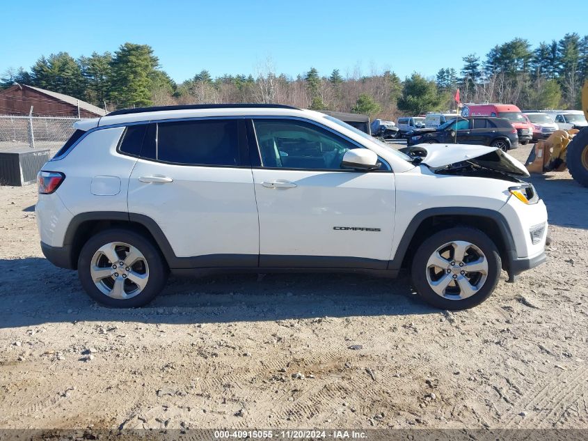 2018 Jeep Compass Latitude Fwd VIN: 3C4NJCBB1JT124219 Lot: 40915055