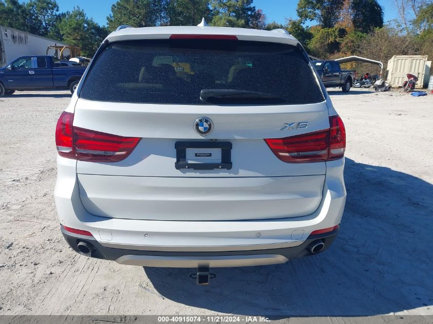 2017 BMW X5 Sdrive35I VIN: 5UXKR2C54H0U20971 Lot: 40915074