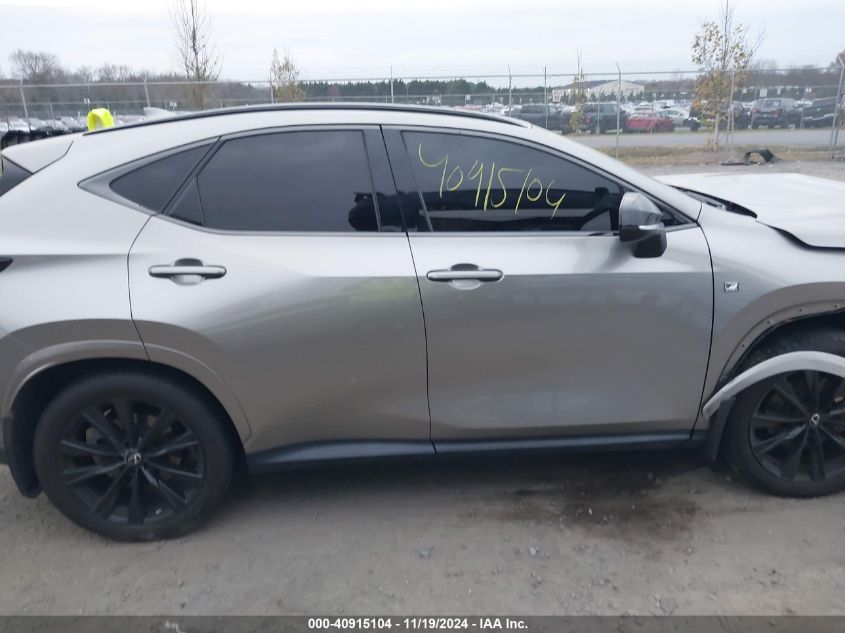 2022 Lexus Nx 350 F Sport Handling VIN: 2T2KGCEZ5NC003823 Lot: 40915104