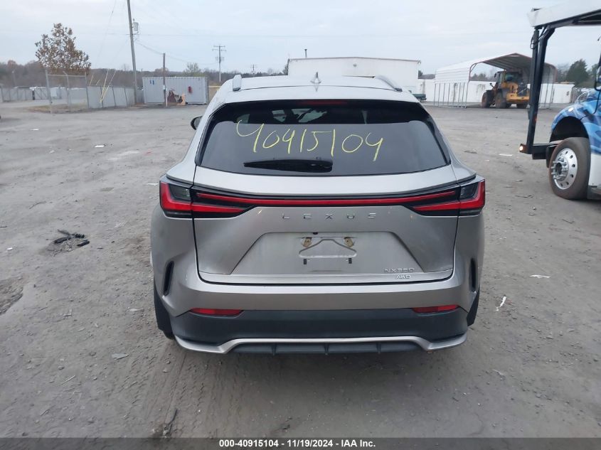 2022 Lexus Nx 350 F Sport Handling VIN: 2T2KGCEZ5NC003823 Lot: 40915104