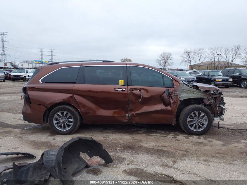 2024 Toyota Sienna Xle VIN: 5TDYSKFC9RS120030 Lot: 40915121