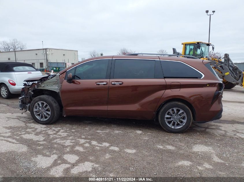 2024 Toyota Sienna Xle VIN: 5TDYSKFC9RS120030 Lot: 40915121