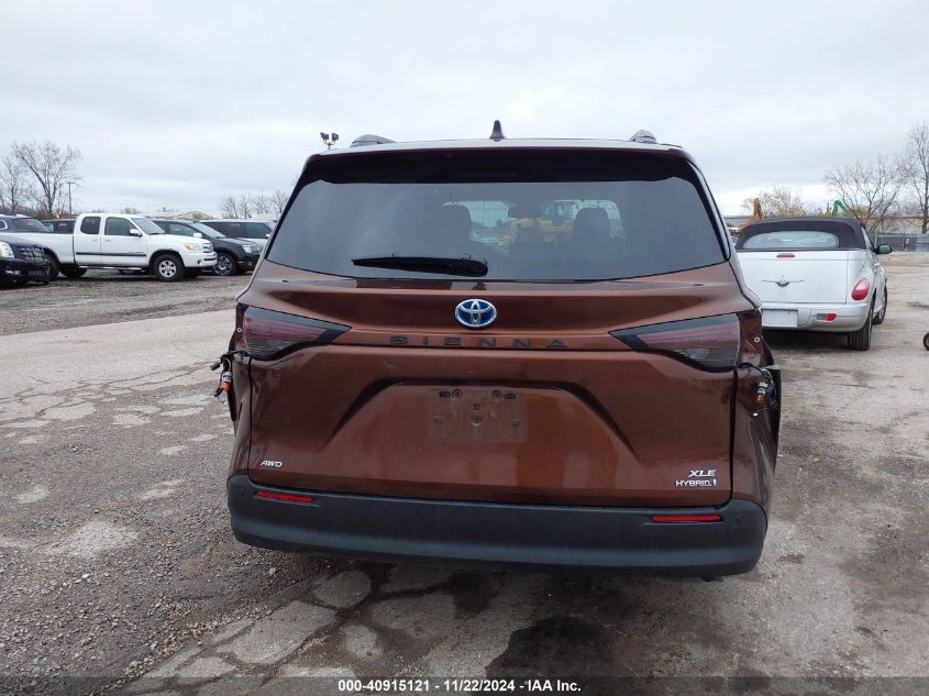 2024 Toyota Sienna Xle VIN: 5TDYSKFC9RS120030 Lot: 40915121