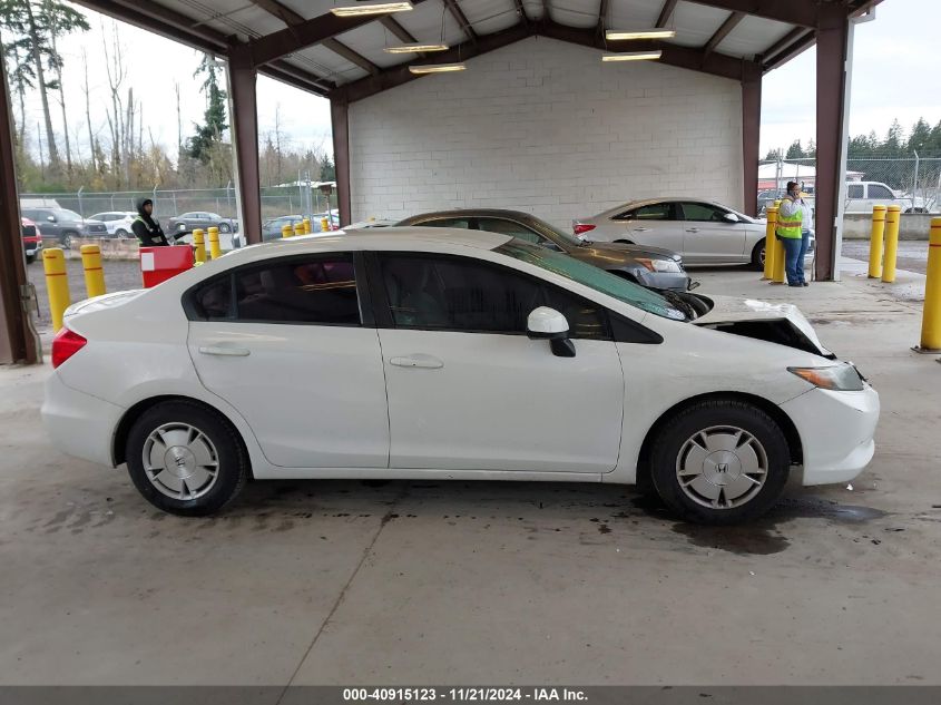 2012 Honda Civic Hf VIN: 2HGFB2F62CH546313 Lot: 40915123