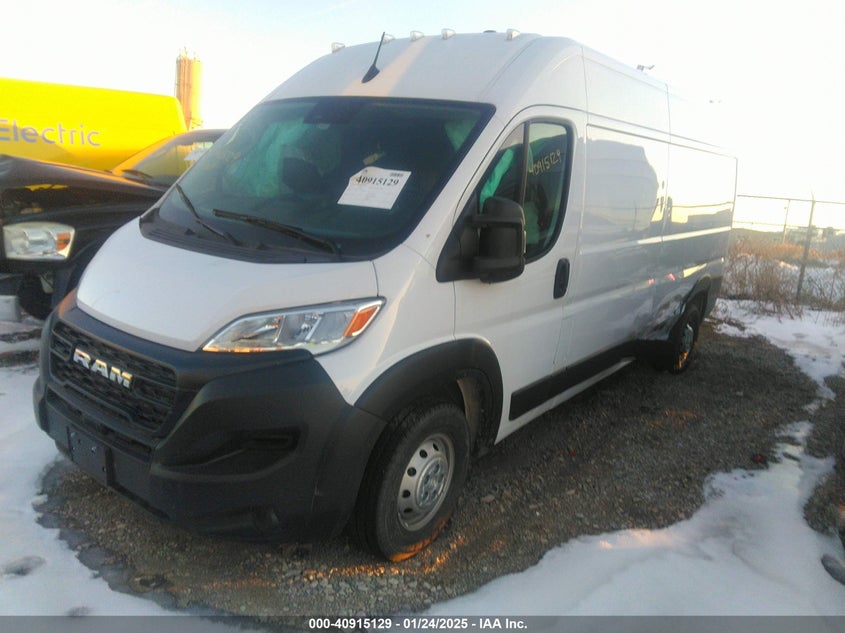 Vin: 3c6lrvdg9pe603139, lot: 41404835, ram promaster 2500 high roof 159 wb 20232