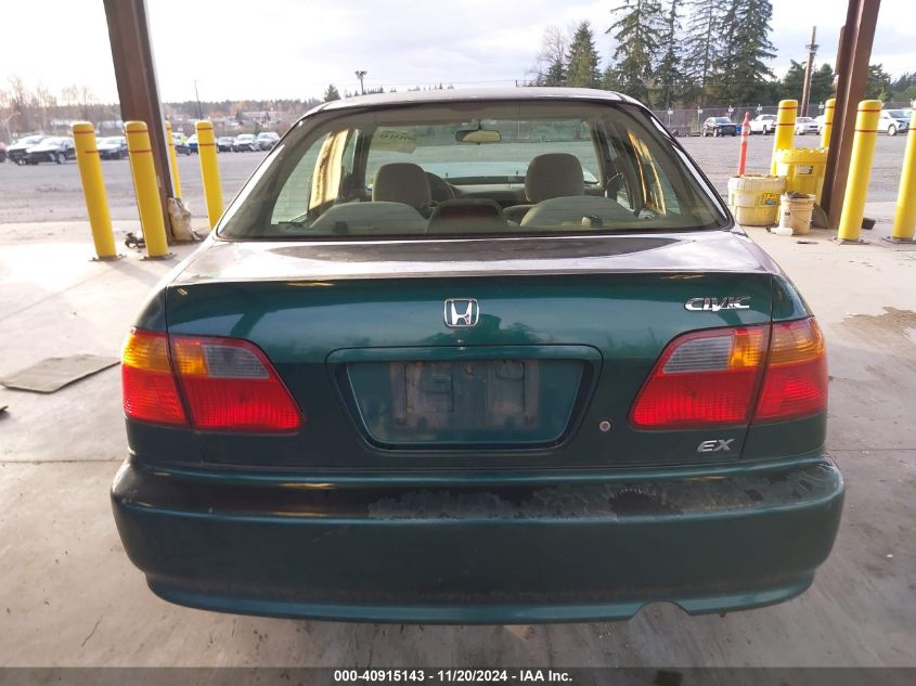 2000 Honda Civic Ex VIN: 2HGEJ8646YH596428 Lot: 40915143