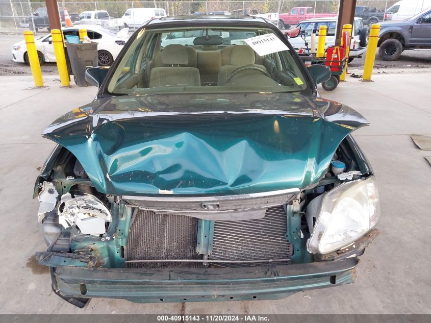 2000 Honda Civic Ex VIN: 2HGEJ8646YH596428 Lot: 40915143