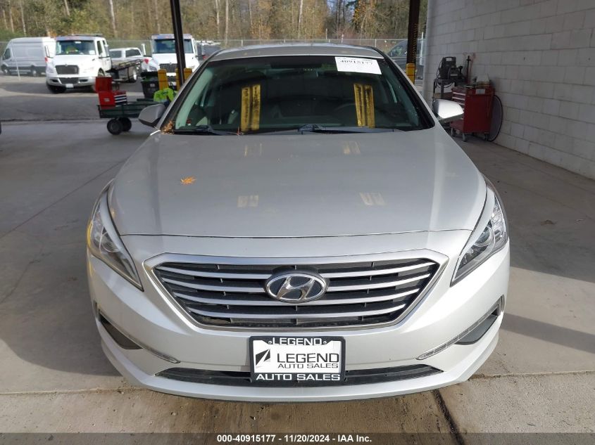 2015 Hyundai Sonata Se VIN: 5NPE24AF3FH089844 Lot: 40915177