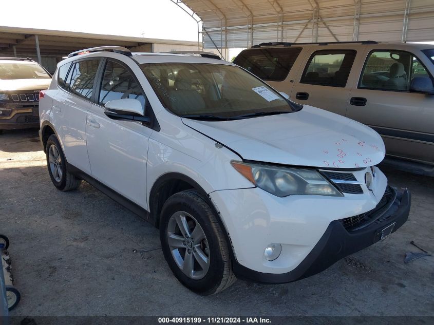 VIN 2T3WFREVXFW161395 2015 Toyota RAV4, Xle no.1