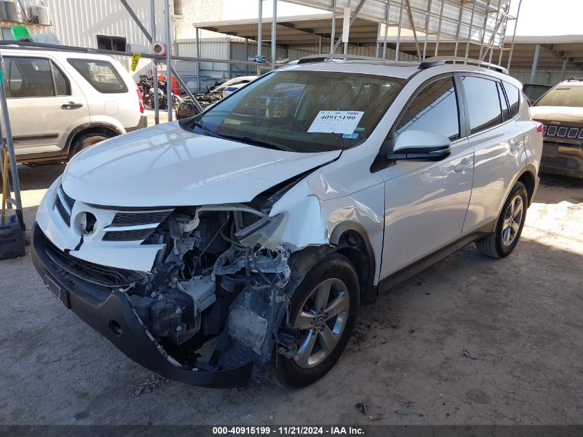 VIN 2T3WFREVXFW161395 2015 Toyota RAV4, Xle no.2