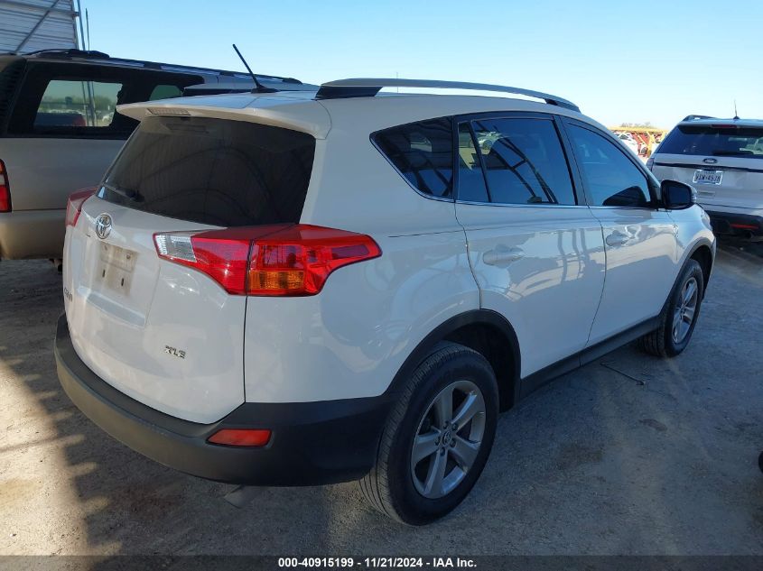 VIN 2T3WFREVXFW161395 2015 Toyota RAV4, Xle no.4