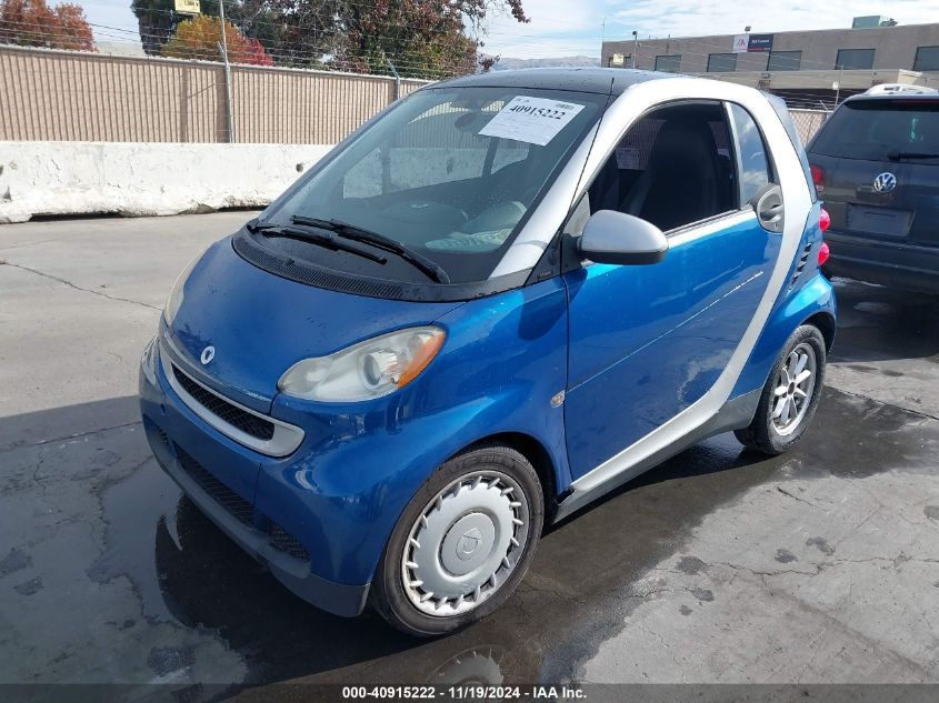 2008 Smart Fortwo Passion/Pure VIN: WMEEJ31X78K180174 Lot: 40915222