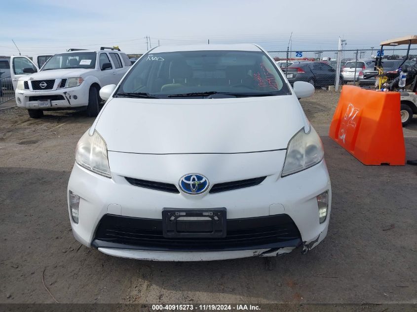 2013 Toyota Prius Two VIN: JTDKN3DU5D5649326 Lot: 40915273