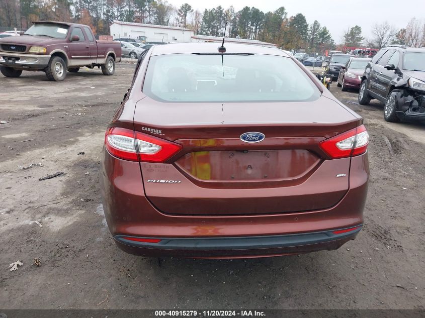 2016 Ford Fusion Se VIN: 3FA6P0H7XGR253530 Lot: 40915279