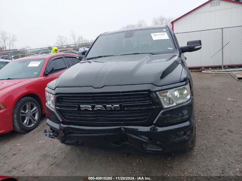 2021 Ram 1500 Big Horn 4X4 5'7 Box VIN: 1C6SRFFT6MN778645 Lot: 40915285