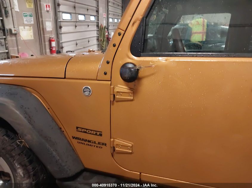 2014 Jeep Wrangler Unlimited Sport VIN: 1C4BJWDG1EL250594 Lot: 40915370