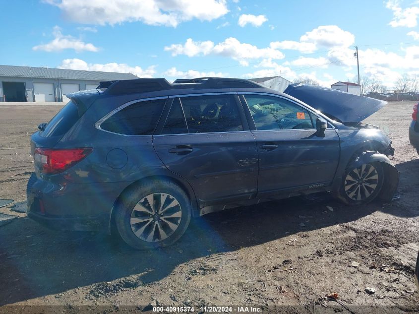 2016 Subaru Outback 2.5I Limited VIN: 4S4BSANC6G3326367 Lot: 40915374