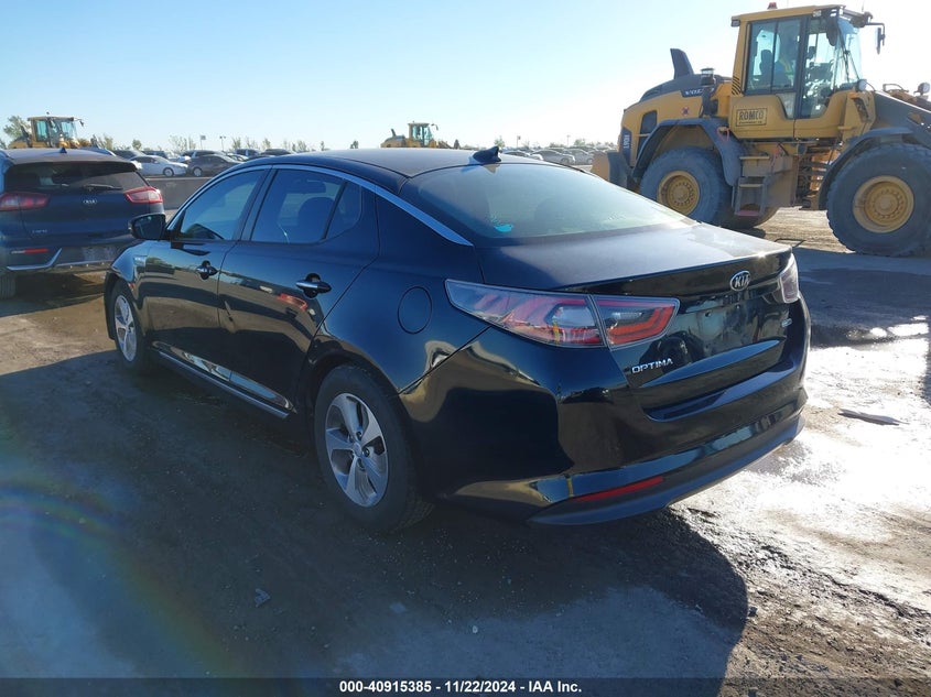 Vin: knagm4ad8f5086596, lot: 41405091, kia optima hybrid 20153