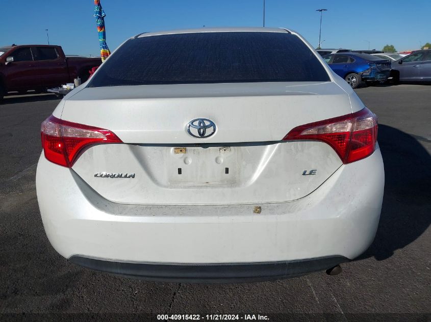 2018 Toyota Corolla Le VIN: 5YFBURHE5JP852191 Lot: 40915422