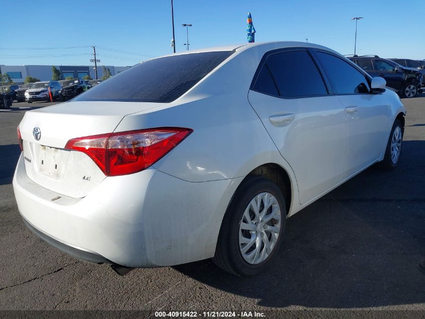 2018 Toyota Corolla Le VIN: 5YFBURHE5JP852191 Lot: 40915422