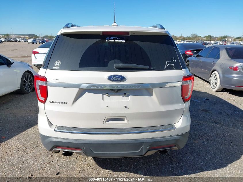 2018 Ford Explorer Limited VIN: 1FM5K7F85JGA32842 Lot: 40915467