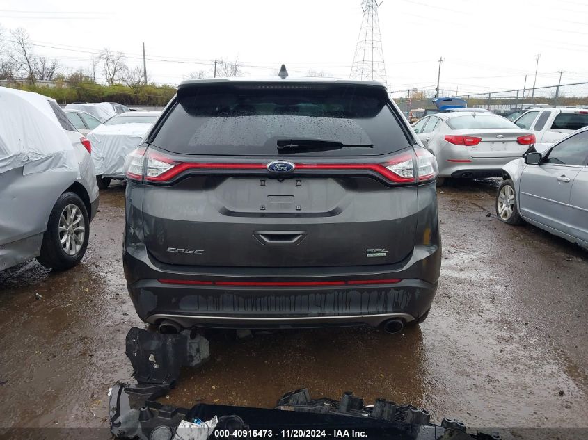 2018 Ford Edge Sel VIN: 2FMPK3J92JBB67432 Lot: 40915473