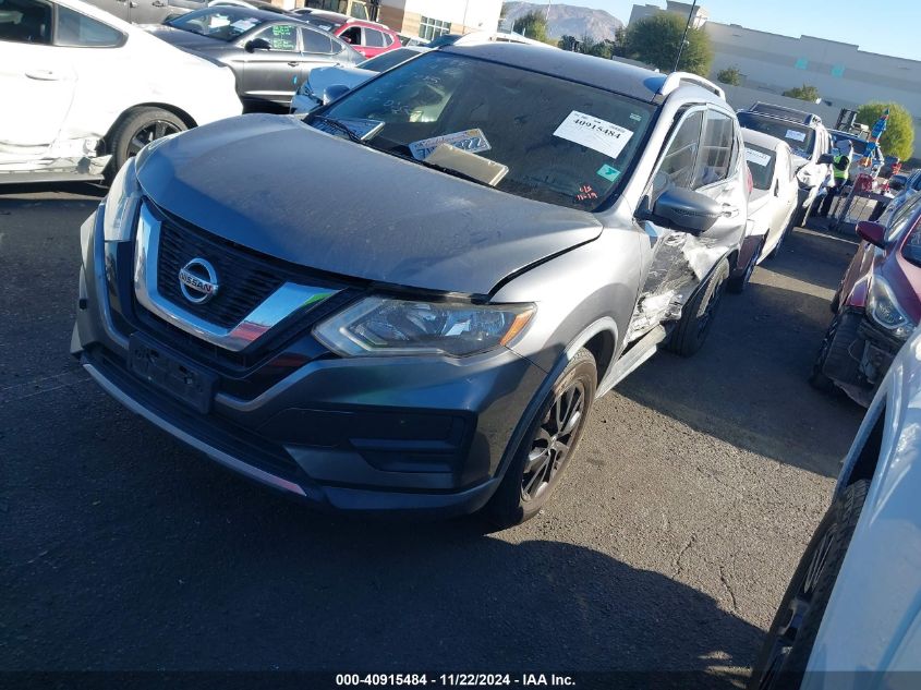 2017 Nissan Rogue Sv VIN: KNMAT2MTXHP514114 Lot: 40915484