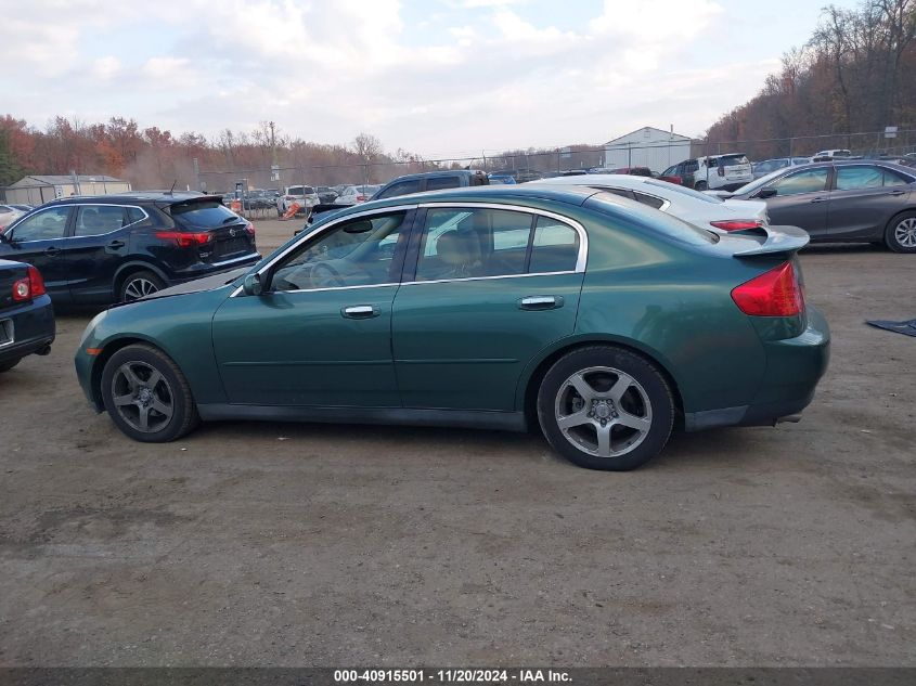 2003 Infiniti G35 Luxury Leather VIN: JNKCV51E53M025428 Lot: 40915501