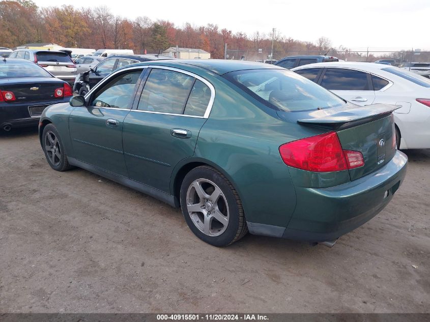 2003 Infiniti G35 Luxury Leather VIN: JNKCV51E53M025428 Lot: 40915501