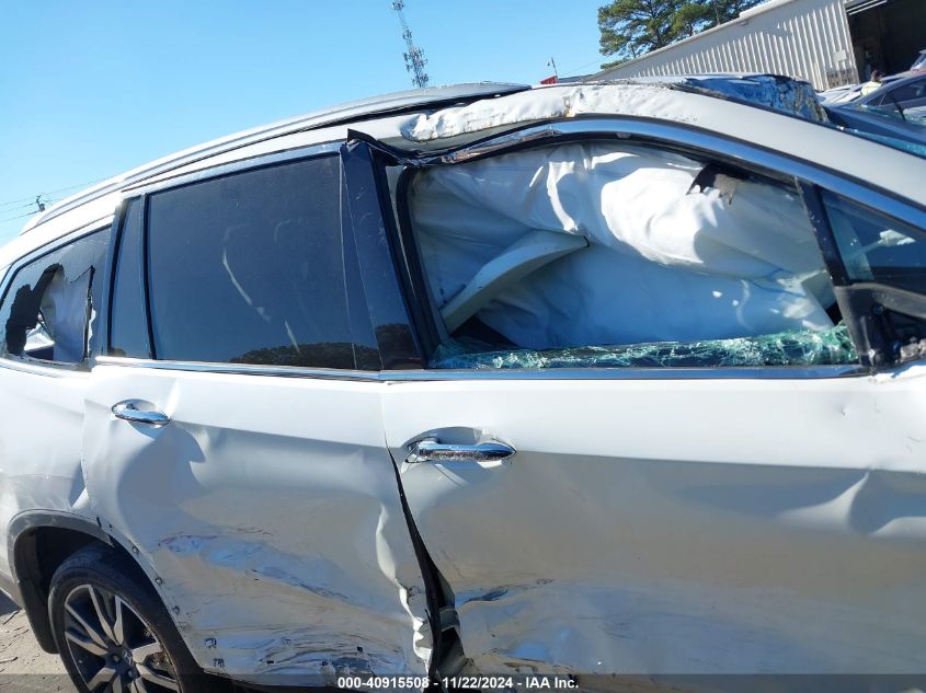 VIN 5FNYF5H93KB017574 2019 HONDA PILOT TOURING