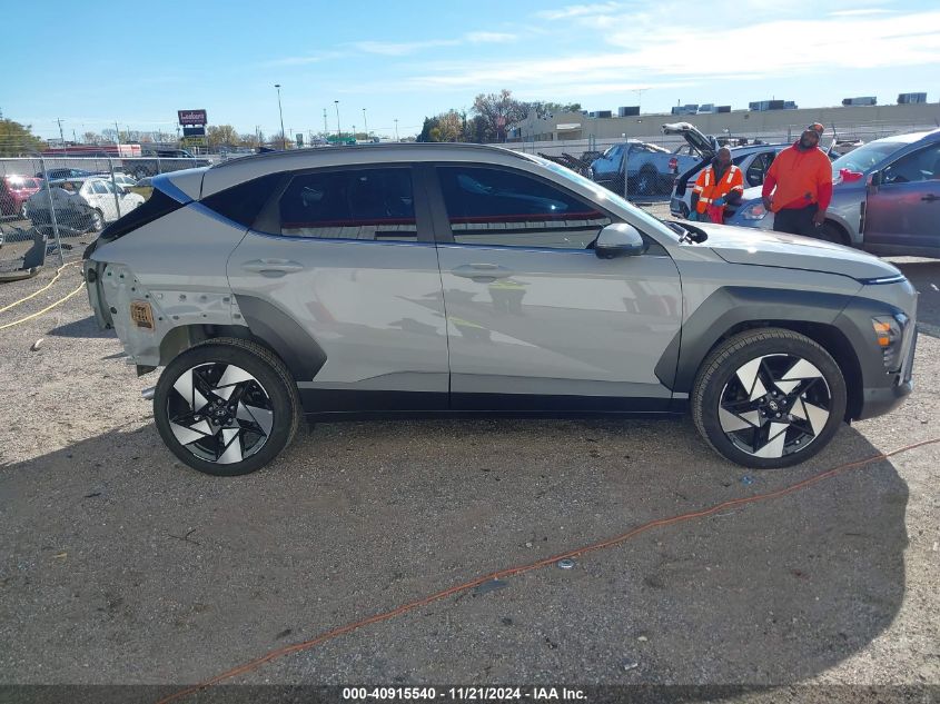 2024 Hyundai Kona Limited VIN: KM8HE3A31RU165166 Lot: 40915540