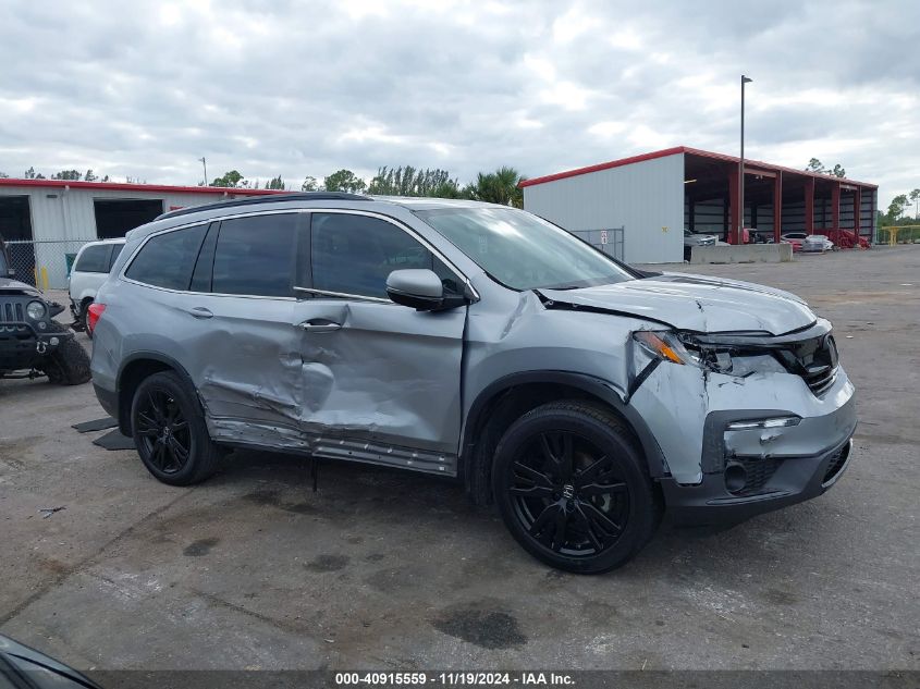 2022 Honda Pilot 2Wd Special Edition VIN: 5FNYF5H23NB018991 Lot: 40915559