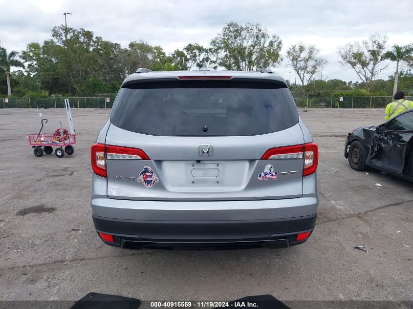 2022 Honda Pilot 2Wd Special Edition VIN: 5FNYF5H23NB018991 Lot: 40915559