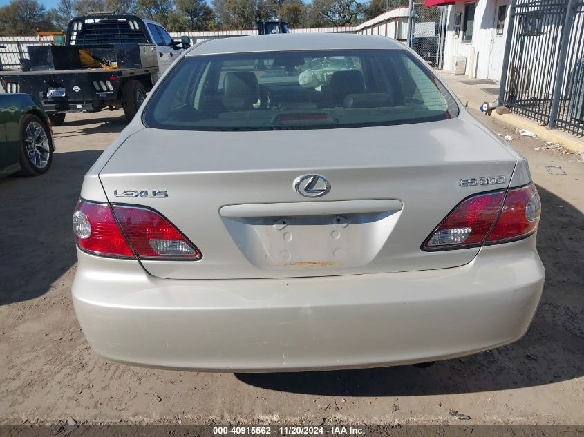 2003 Lexus Es 300 VIN: JTHBF30G135042124 Lot: 40915562