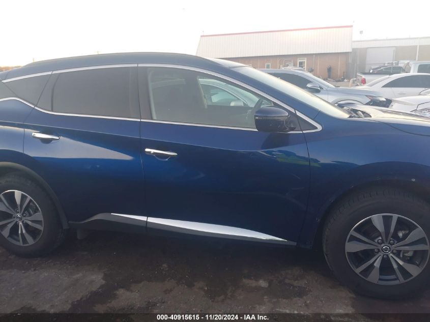 2021 Nissan Murano Sv Intelligent Awd VIN: 5N1AZ2BS5MC123278 Lot: 40915615