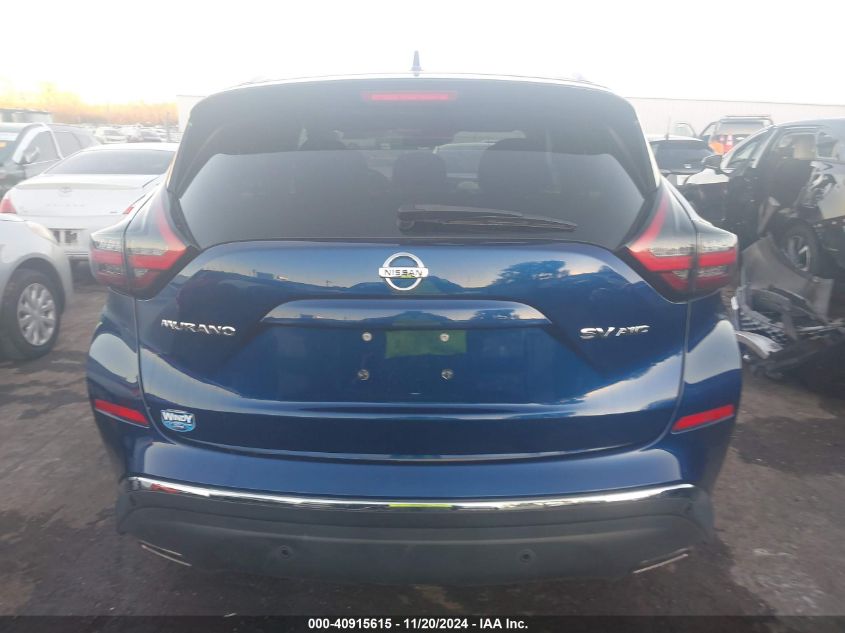 2021 Nissan Murano Sv Intelligent Awd VIN: 5N1AZ2BS5MC123278 Lot: 40915615