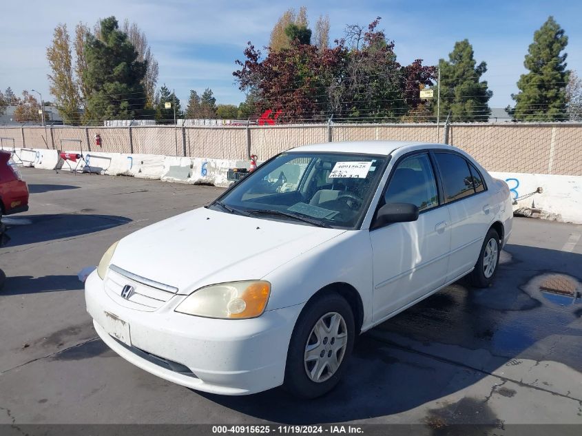 2003 Honda Civic Lx VIN: 2HGES16543H616049 Lot: 40915625