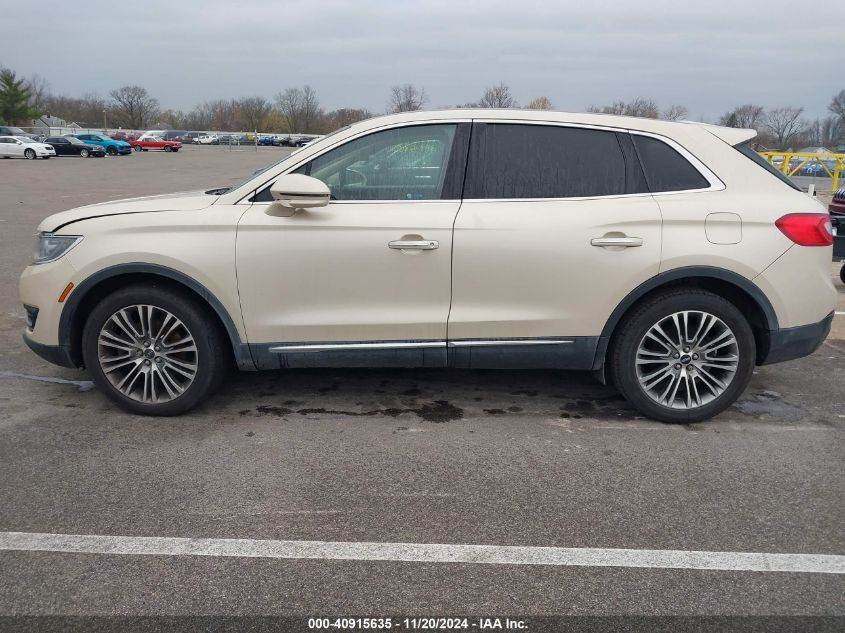 2016 Lincoln Mkx Reserve VIN: 2LMTJ8LR6GBL52088 Lot: 40915635