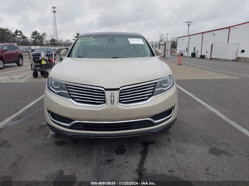 2016 Lincoln Mkx Reserve VIN: 2LMTJ8LR6GBL52088 Lot: 40915635