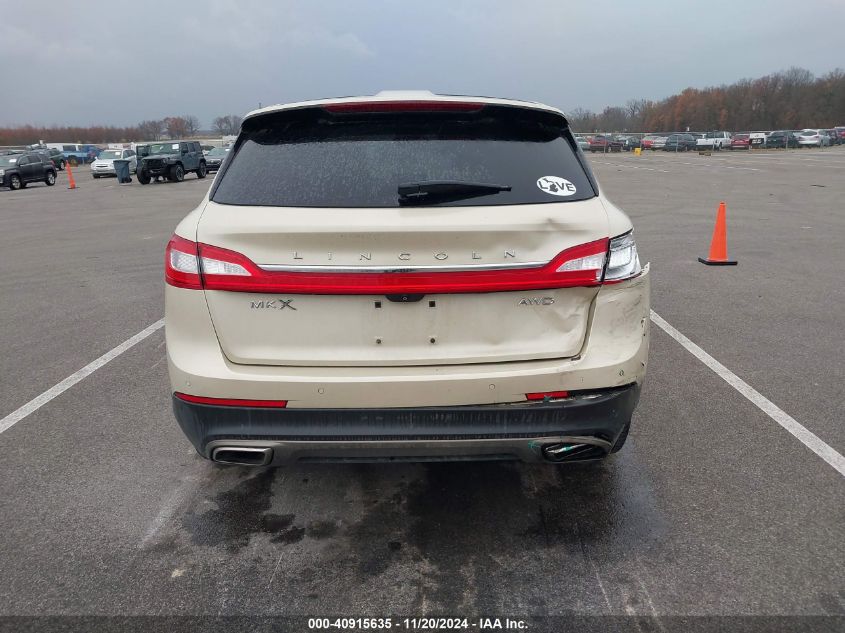 2016 Lincoln Mkx Reserve VIN: 2LMTJ8LR6GBL52088 Lot: 40915635