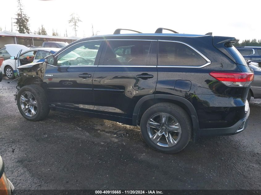 2019 Toyota Highlander Hybrid Limited Platinum VIN: 5TDDGRFH4KS058806 Lot: 40915665