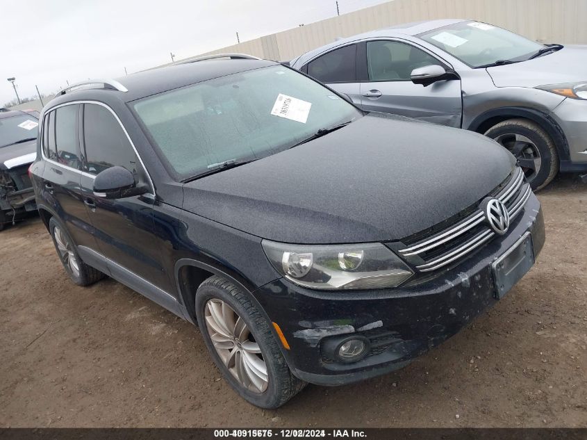 VIN WVGAV3AX1DW613391 2013 Volkswagen Tiguan, SE no.1