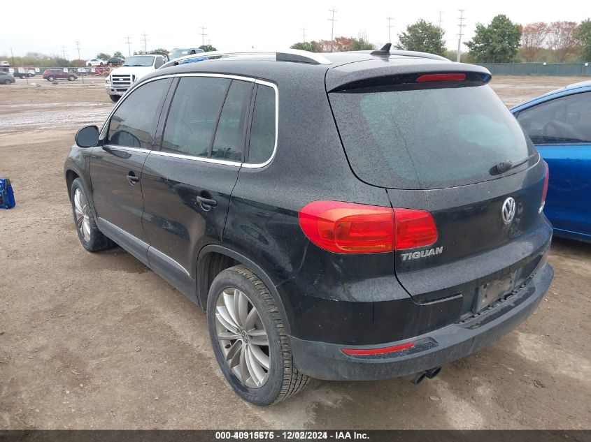 VIN WVGAV3AX1DW613391 2013 Volkswagen Tiguan, SE no.3