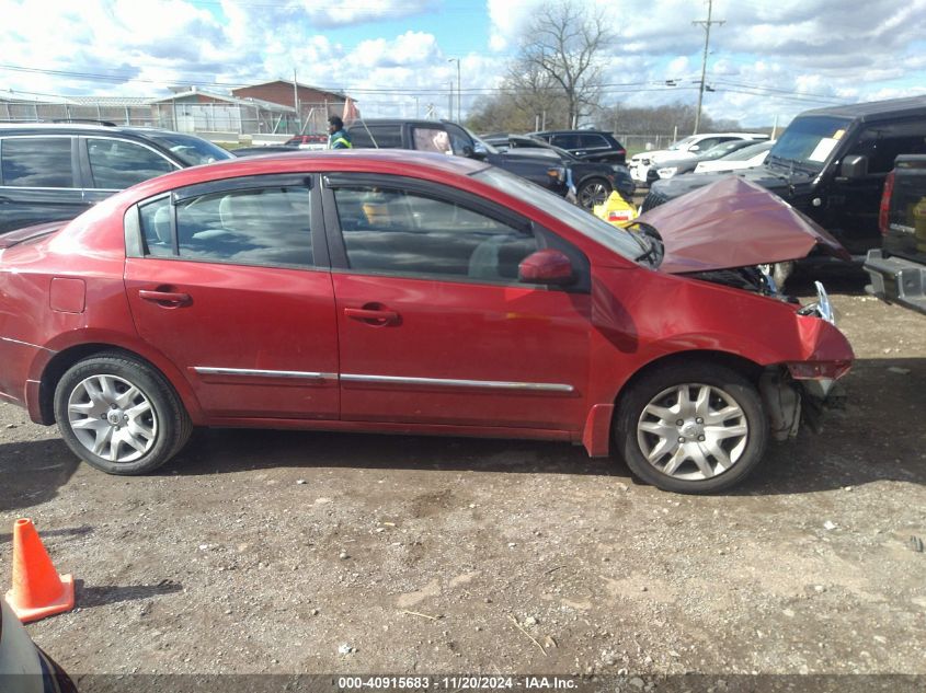 2012 Nissan Sentra 2.0 S VIN: 3N1AB6AP8CL712103 Lot: 40915683